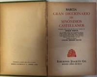 Gran Diccionario De Sinónimos Castellanos