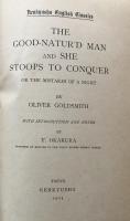 The Good-Natur'd Man and She Stoops to Conquer  研究社英文学叢書