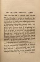 A Centenary Bibliography of The Pickwick Papers