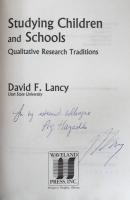 Studying Children in Schools : Qualitative Research Traditions