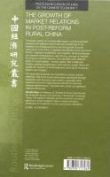 The Growth of Market Relations in Post-Reform Rural China: A Micro-Analysis of Peasants, Migrants and Peasant Entrepreneurs 