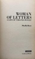 Woman of Letters:A Life of Virginia Woolf