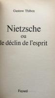 Nietzsche ou le déclin de l'esprit