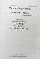 Chinese Regionalism: The Security Dimension