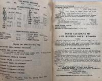 'His Master's Voice' Recorded Music :including records up to Supplement No.4006,with the General and Connoisseur Records combined in one alphabetical index.