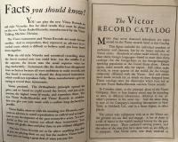 Catalog of Victor Records1930 with Biographic Material, Opera Notes, Artists' Portraits,and Special Red Seal Section