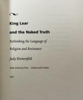 King Lear and the Naked Truth: Rethinking the Language of Religion and Resistance