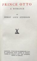 Prince Otto-A Romance: The Works of Robert Louis Stevenson Tusitala Edition Vol.IV
