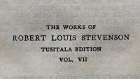 Catriona A Sequel to ''Kidnapped'' Being Memoirs of The Further Adventures of David Balfour At Home and Abroad:The Works of Robert Louis Stevenson Tusitala Edition Vol.VII
