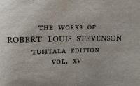 St.Ives:Being The Adventures of a French Prisoner in England, The Works of Robert Louis Stevenson Tusitala Edition Vol.XV