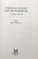 Virginia Woolf and Bloomsbury : A Centenary Celebration