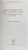 The Emergence of a Nation State: the Commonwealth of England　1529-1660