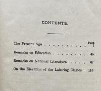The Present Age and Other Essays