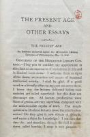 The Present Age and Other Essays
