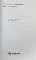 Geschichte des Husserl-Archivs History of the Husserl-Archives