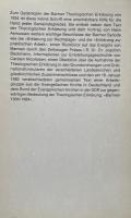 Die Barmer Theologische Erklärung： Einführung und Dokumentation