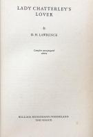 Lady Chatterley's Lover Complete unexpurgated edition