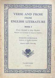 Verse and Prose from English Literature BookⅠ：(From Beowulf to John Dryden)Selected and annotated for Japanese Students
イギリス詩文選　上巻