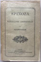 Spinoza et le naturalisme contemporain par Nourrisson