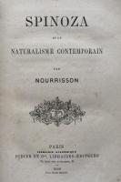 Spinoza et le naturalisme contemporain par Nourrisson