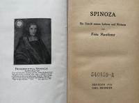 Spinoza Ein Umriß seines Lebens und Wirkens