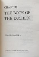 The Book of the Duchess (Durham and St. Andrews medieval texts No.3)