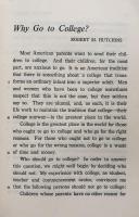 Why Go to College? and Other Essays (なぜ大学へ行くか？他）