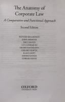 The Anatomy of Corporate Law: A Comparative and Functional Approach