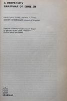A University Grammar of English
