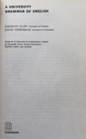 A University Grammar of English