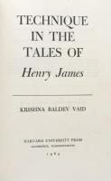 Technique in the Tales of Henry James