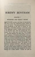 Jeremy Bentham His Life and Work