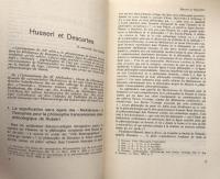 Revue de Metaphysique et de Morale Philosophie et Réception Ⅰ Descartes en phénoménologie