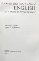A Practical Guide to the Teaching of English : As a Second or Foreign Language