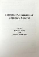 Corporate Governance and Corporate Control