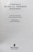 A Dictionary of Musical Themes