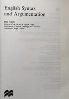 English Syntax and Argumentation （Modern Lingustics）