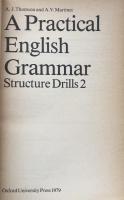 A Practical English Grammar  Structure Drills 2
