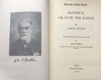 Erewhon, or, Over the Range　(研究社英文學叢書 復刻版）