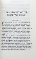 The Autocrat of the Breakfast-Table (研究社英文学叢書 復刻版）
