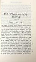 The History of Henry Esmond, Esq. : Colonel in the service of Her Majesty Queen Ann written by Himself  (研究社英文學叢書　　復刻版）