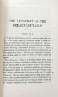 The Autocrat of the Breakfast-Table (研究社英文学叢書 復刻版）