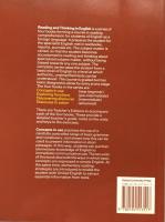 Reading and Thinking in English:Concepts in use