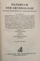 Handbuch der Archäologie im Rahmen des Handbuchs der Altertumswissenschaft Text und Tafelband. (2 Bände)