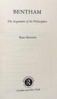 Bentham: The Arguments of the Philosophers