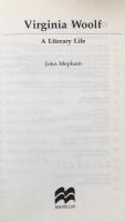 Virginia Woolf: A Literary Life (Literary Lives)