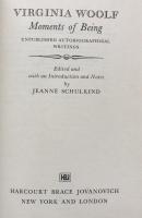 Moments of Being: Unpublished Autobiographical Writings