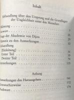 Abhandlung über den Ursprung und die Grundlagen der Ungleichheit unter den Menschen