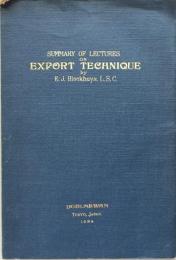 Summary of Lectures on Export Technique