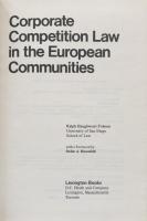 Corporate Competition Law in the European Communities